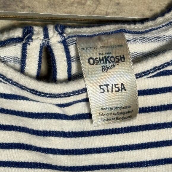 OshKosh B’gosh Girls Striped Dress Size 5T / 5TA - Picture 2 of 5